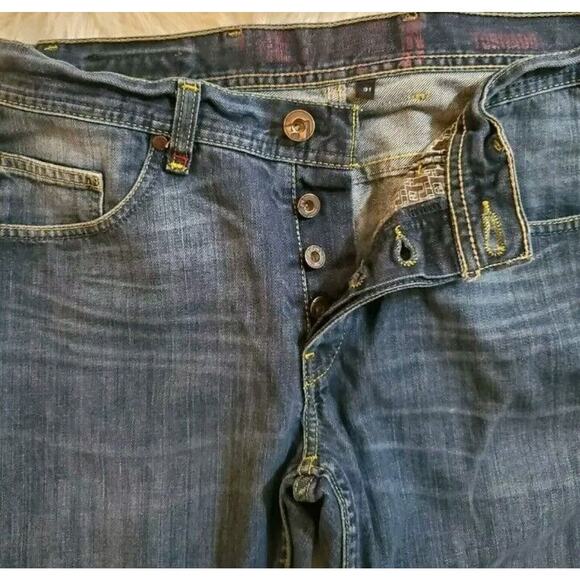 Blend Denim Mens Tornado Button Fly Straight Jeans Size 31 x 30 Short Low Rise - Picture 5 of 14